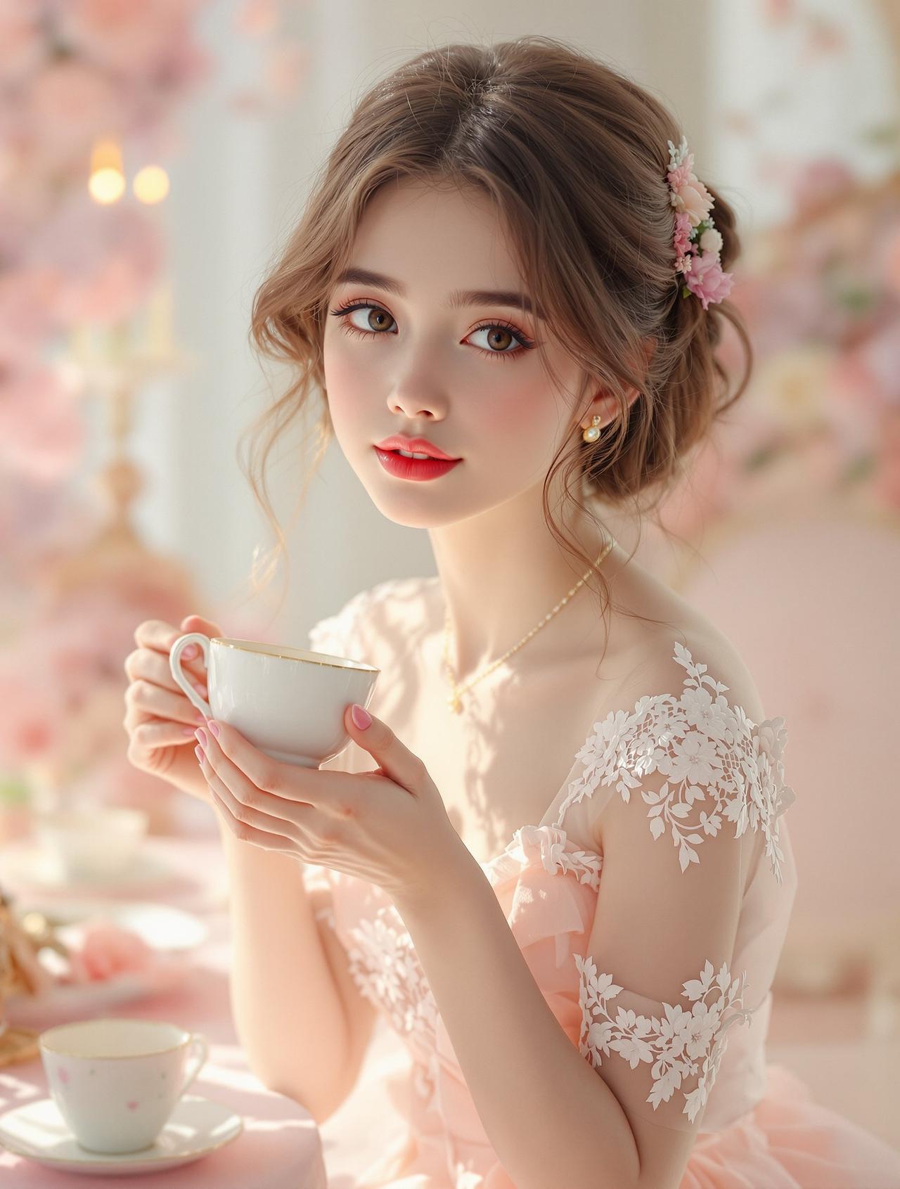 甜美风写真 - 午后茶会 - 张思琪 - 私房tv
